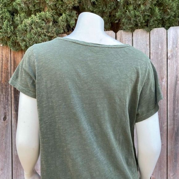 Lucky Brand Green Bohemian Geometric Blouse - Picture 10 of 10